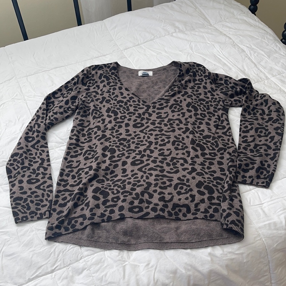 Cheetah Old Navy Sweater